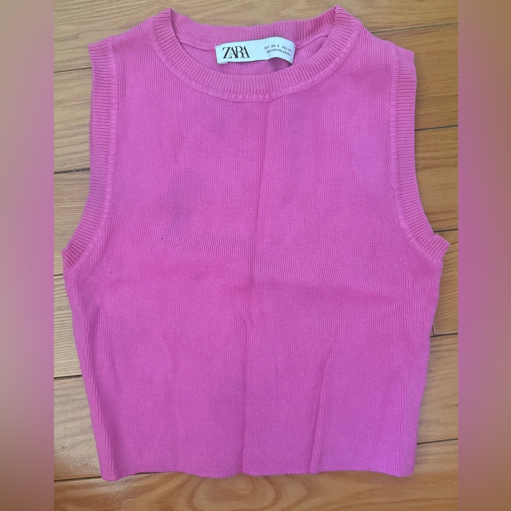 Zara pink tank